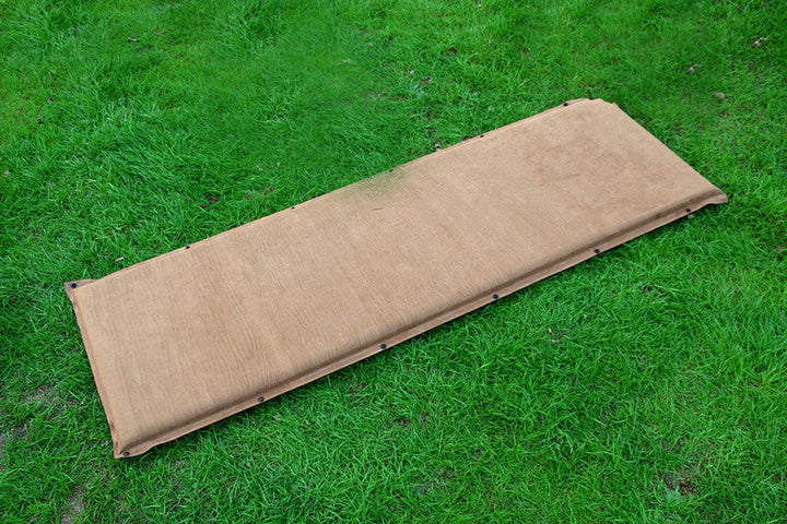 full-length camping sleeping pad with heavy-duty canvas cover and reinforced snap grommets Kalsten