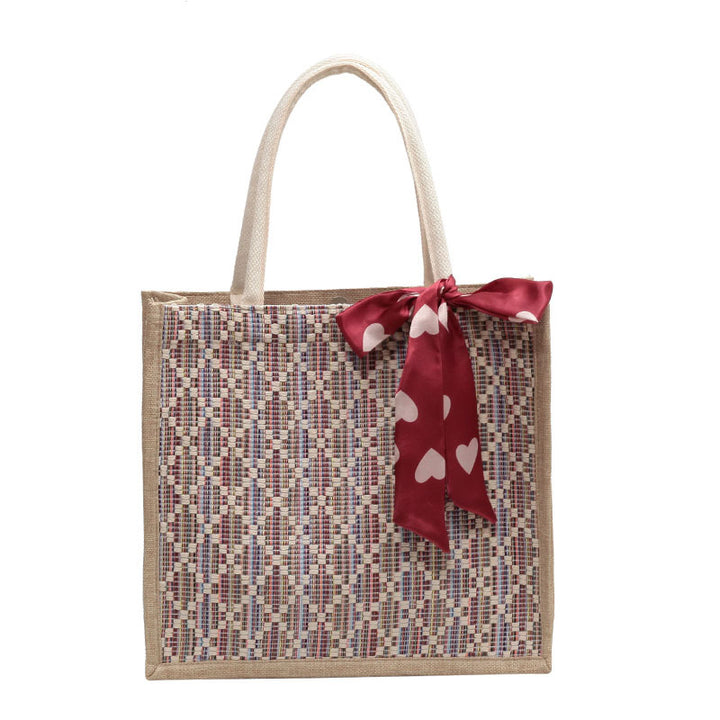 Decorative Quilted Tote Bag