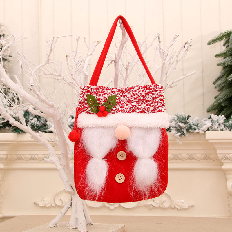 Santa-Themed Holiday Tote Bag Kalsten