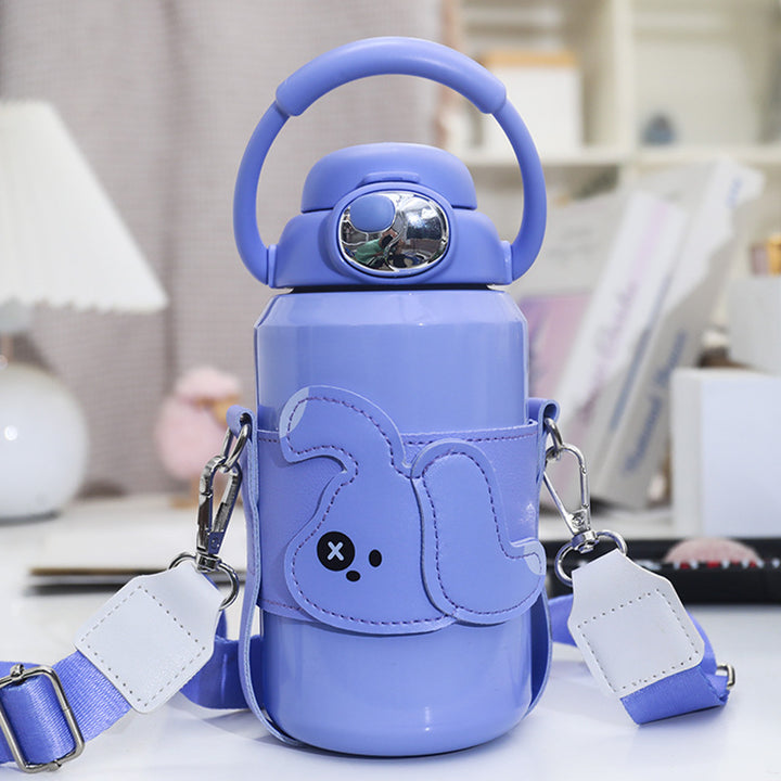 Women's Insulated Drinking Bottle with Practical Carrying System and Cute Design Kalsten