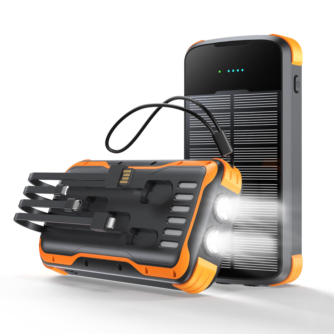 Multifunctional Solar Power Bank with LED Flashlight Kalsten