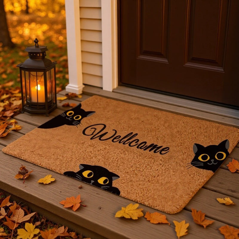 Half-Circle Coir Door Mat