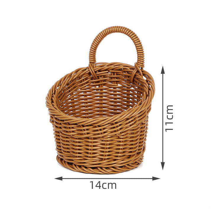Handwoven Storage Basket with Sturdy Handle Kalsten