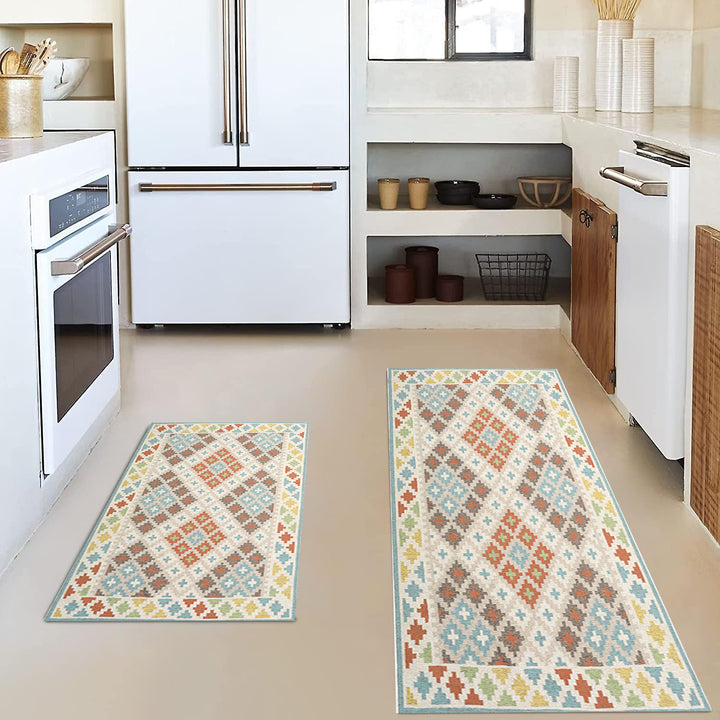 Vintage-Inspired Kitchen Mat Set Kalsten