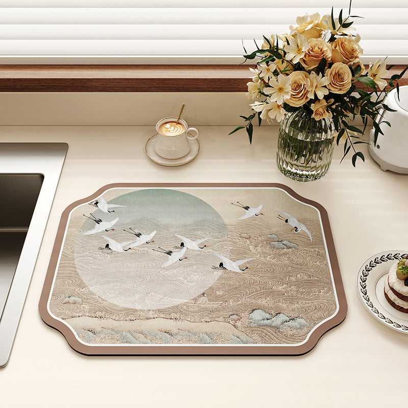 Artistic Floral Bathroom Mat