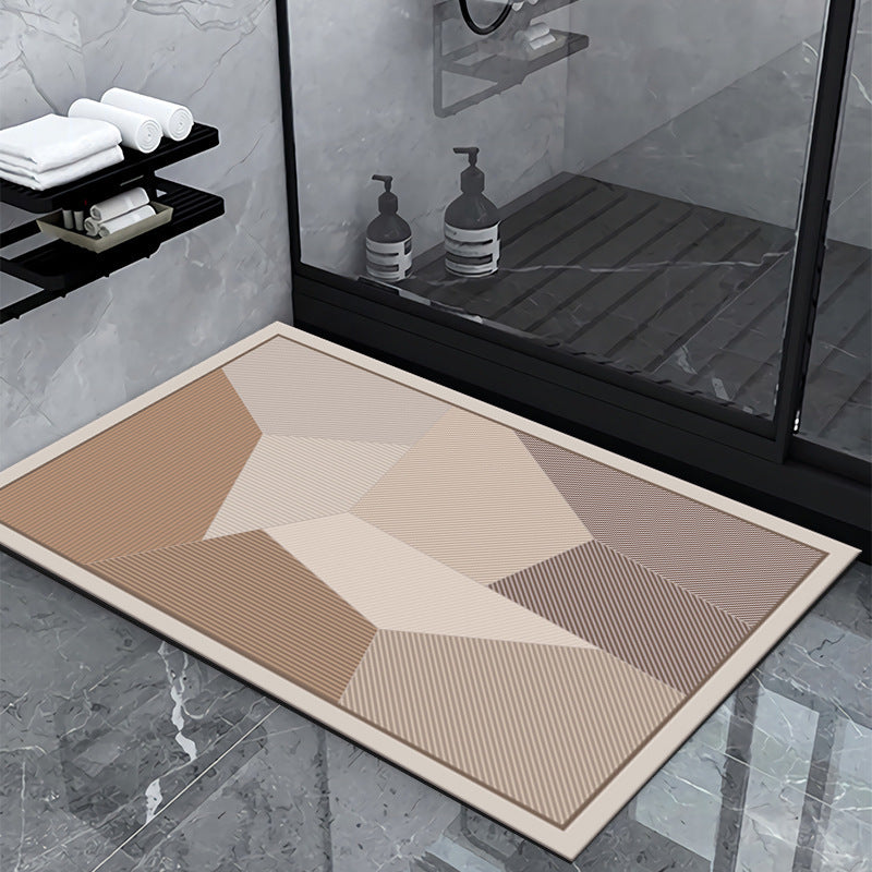 Geometric Pattern Bathroom Mat Kalsten