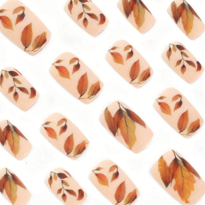 Autumn-Inspired Decorative Nail Art Kalsten