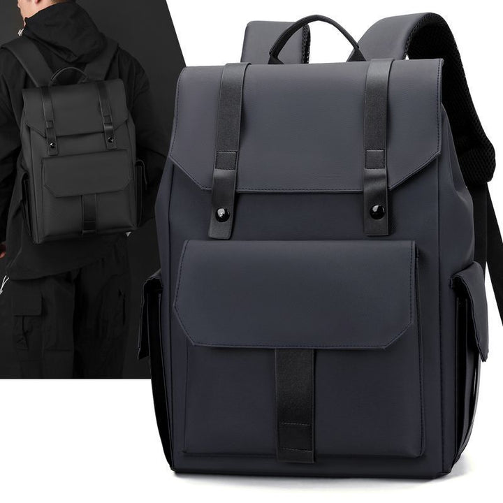 Elegant backpack with numerous compartments and reinforced back Kalsten