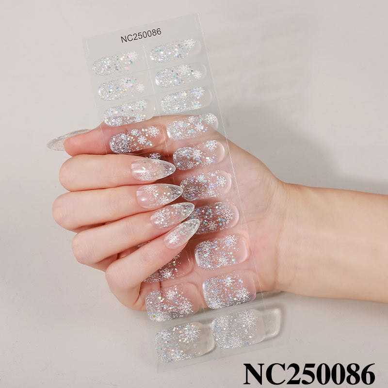 French Tip Nail Wraps