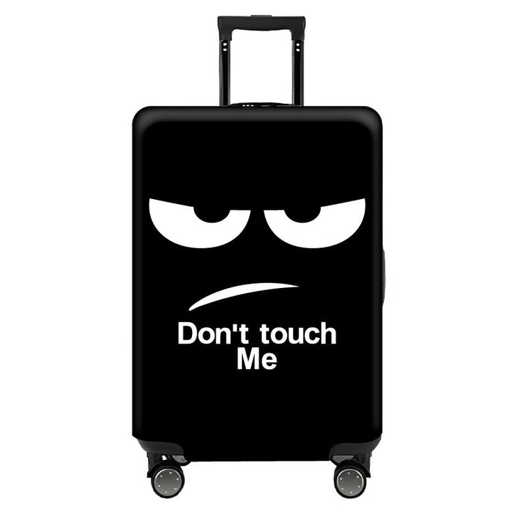 Women's Hard Shell Travel Suitcase with Eye-Catching Phrase Design Kalsten