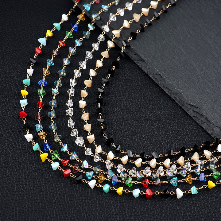 Heart-Shaped Beaded Eyewear Chain Kalsten