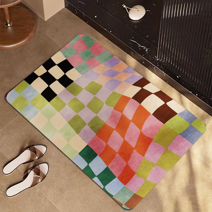 Abstract Patterned Bath Mat