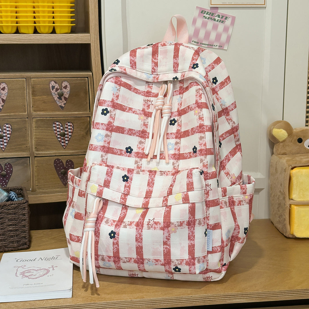Floral Patterned Everyday Backpack Kalsten