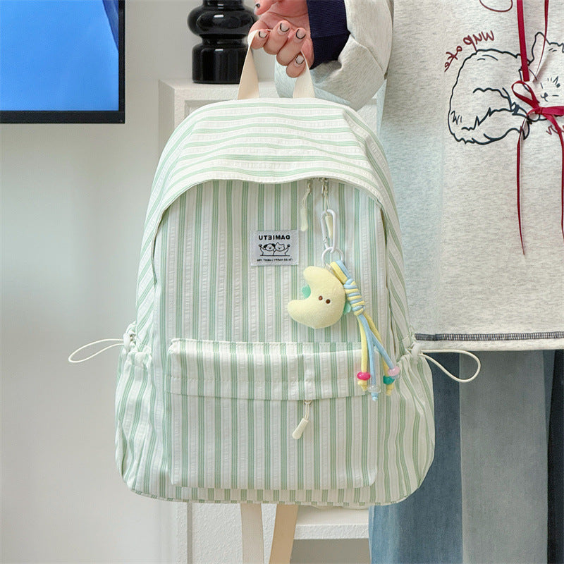 Striped Casual Backpack Kalsten