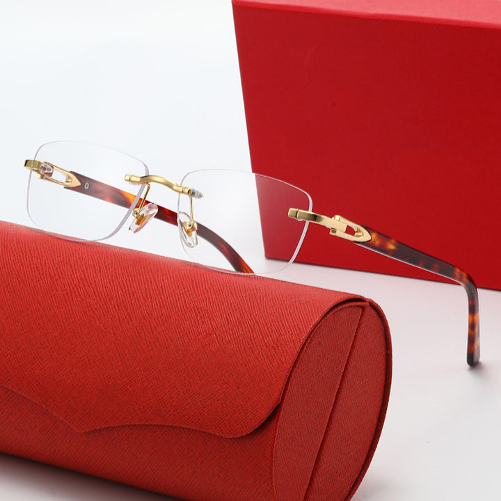 Women's elegant and fashionable glasses with filigree metal frame Kalsten