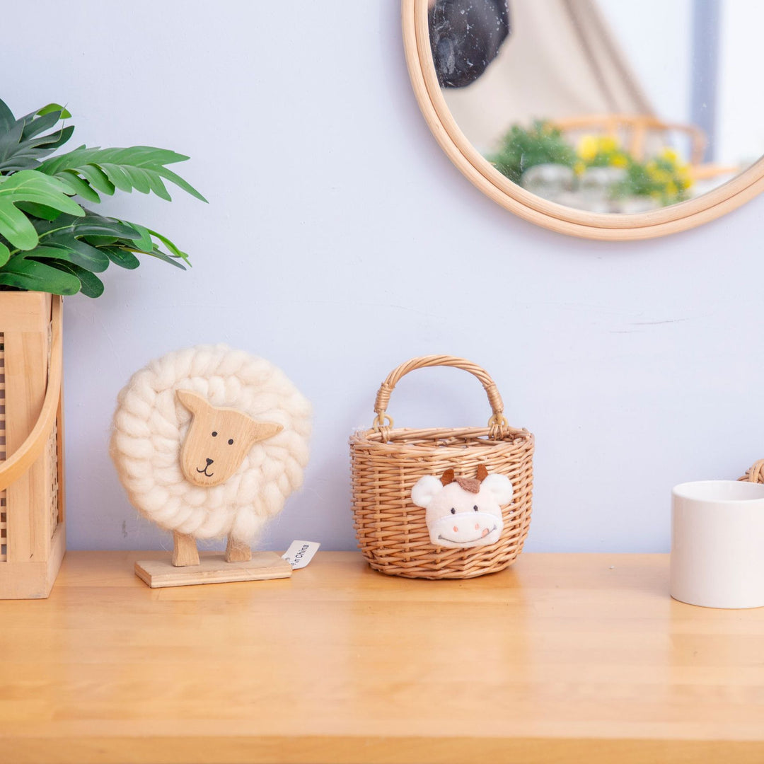 Decorative Handwoven Wall Basket Kalsten