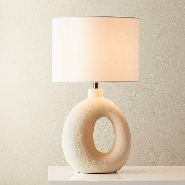 Sculptural Ceramic Table Lamp