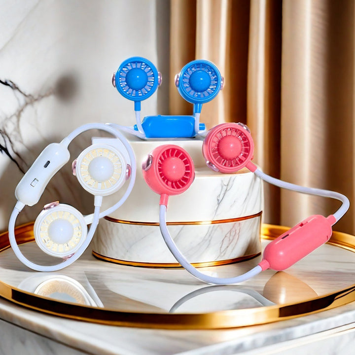 Women's portable neck fan with flexible mount and powerful air circulation Kalsten