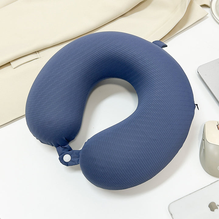 Unisex Travel Pillow with ergonomic design and breathable cover Kalsten