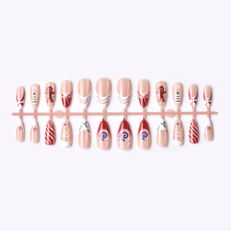 Festive Themed Press-On Nail Art Set Kalsten 1790636735