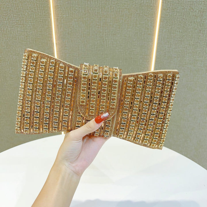 Glamorous Rhinestone-Studded Evening Clutch