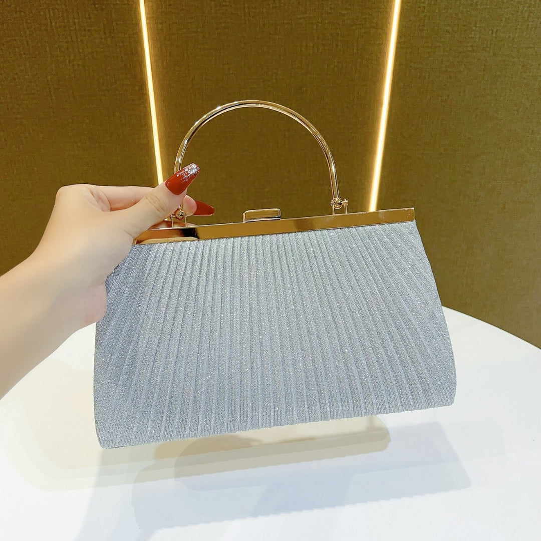 Pleated Evening Handbag