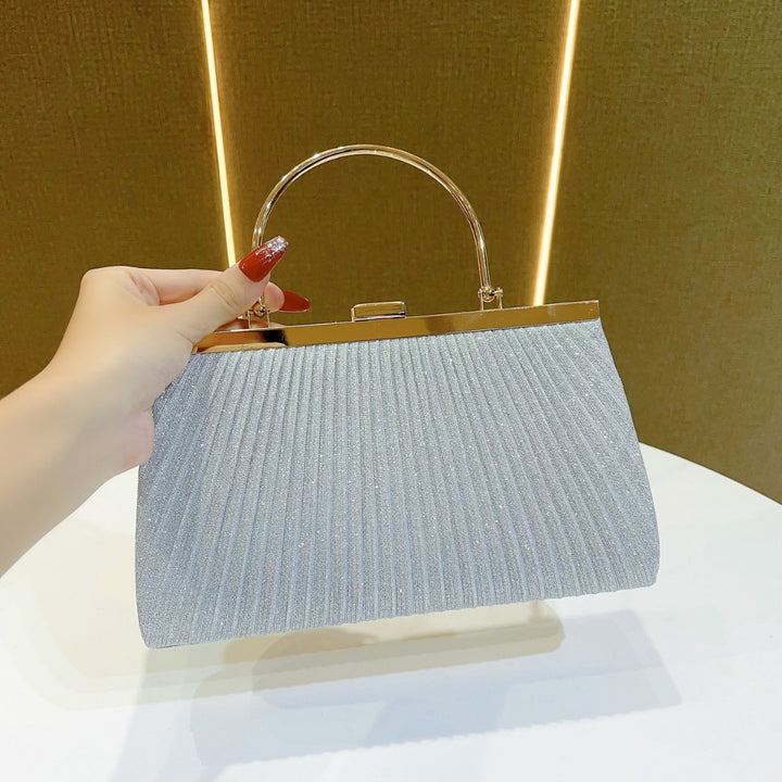 Pleated Evening Handbag