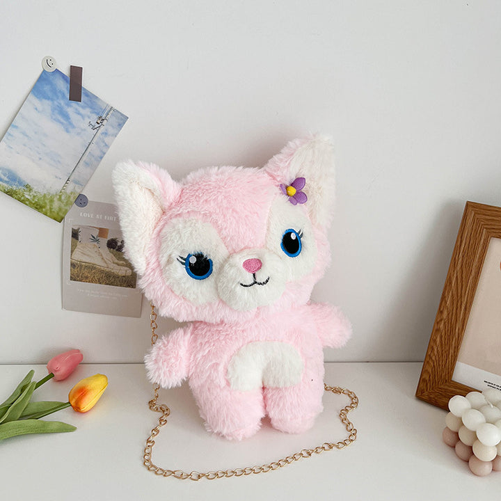 Cute Plush Animal Crossbody Bag