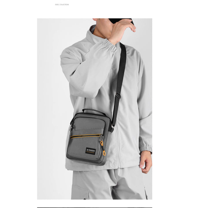 Versatile Multi-Compartment Crossbody Messenger Bag