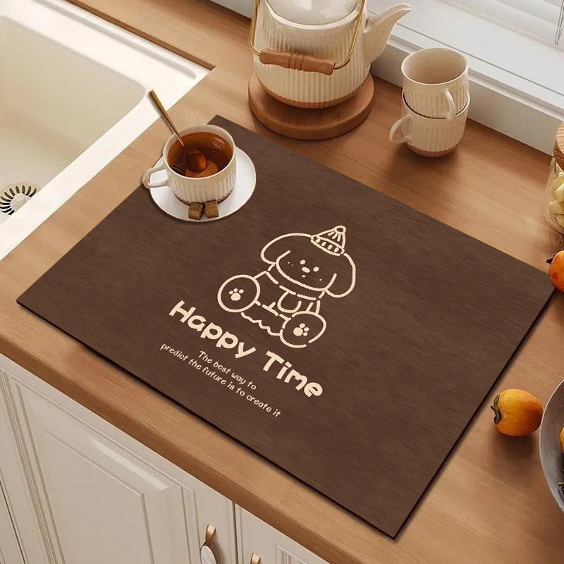 Cute Cartoon Dog Kitchen Mat Kalsten