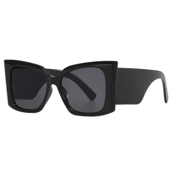 Women fashionable oversized sunglasses with geometric frame Kalsten