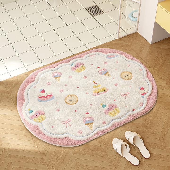 Playful Cartoon-Themed Bathroom Mat Kalsten