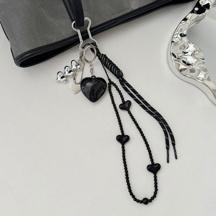 Elegant Heart Charm Keychain Kalsten