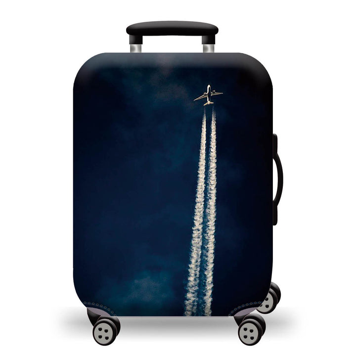 Unisex Hard-shell suitcase with stunning mountain landscape design Kalsten