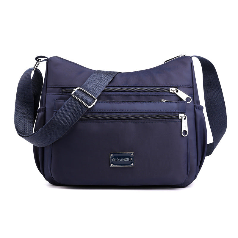 WoMulti-Pocket Crossbody Shoulder Bag
