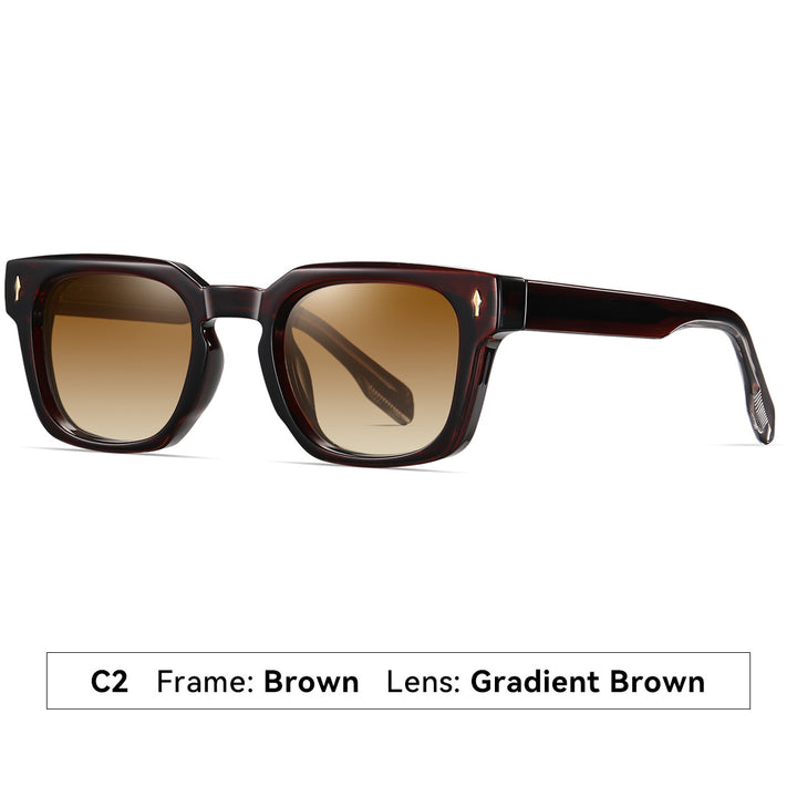 Women's fashionable sunglasses with square frame and gradient lenses Kalsten