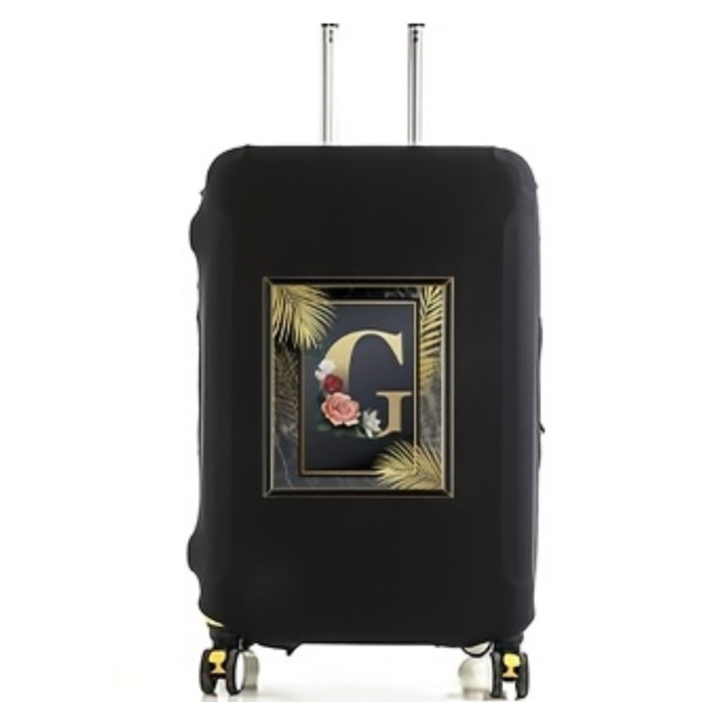 Women's Hard Shell Suitcase with Luxurious Flower Design Kalsten