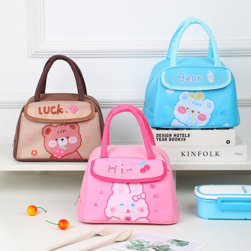 Cute Animal-Themed Insulated Lunch Bag