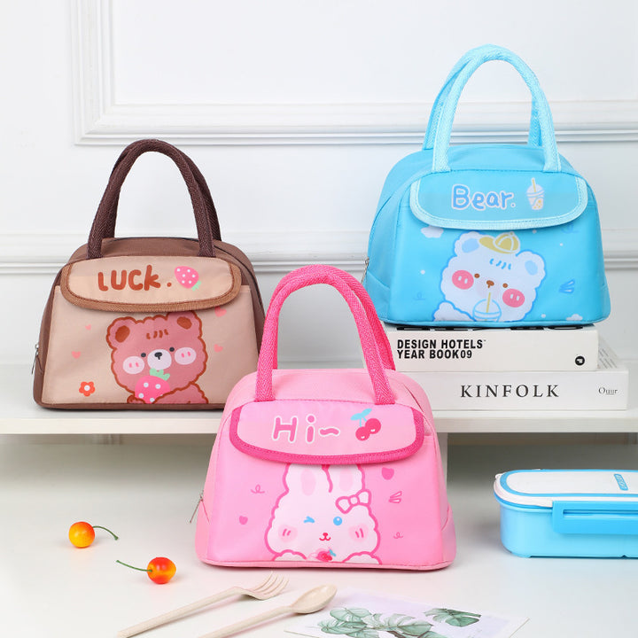 Cute Animal-Themed Insulated Lunch Bag