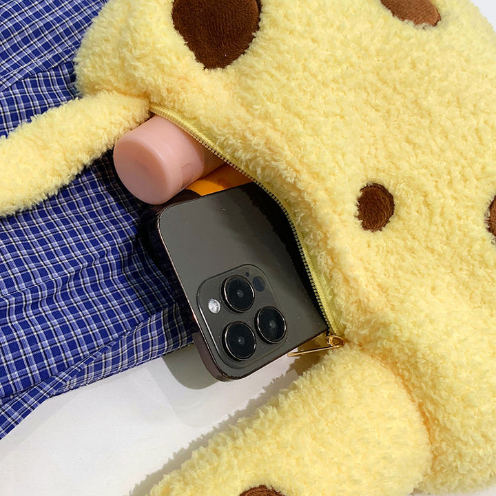 Plush Shoulder Bag in Giraffe Design Kalsten