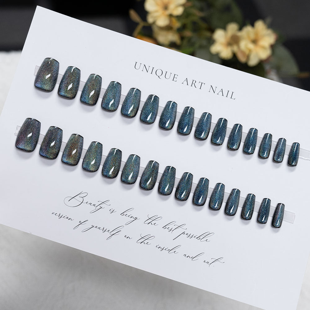Glossy Acrylic Press-On Nail Set