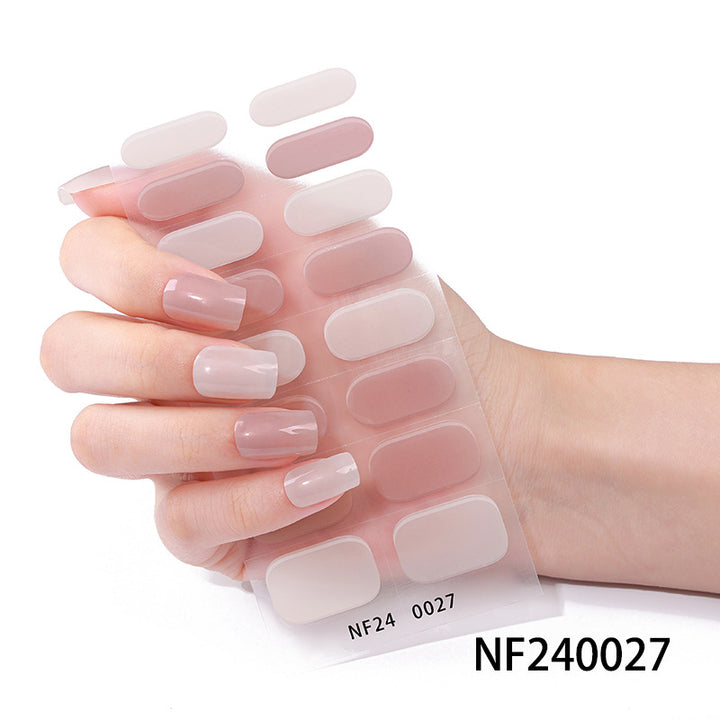 Elegant French Tip Nail Wraps