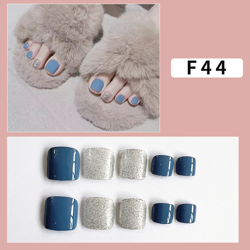 Luxurious Spa-Style Press-On Toenail Set