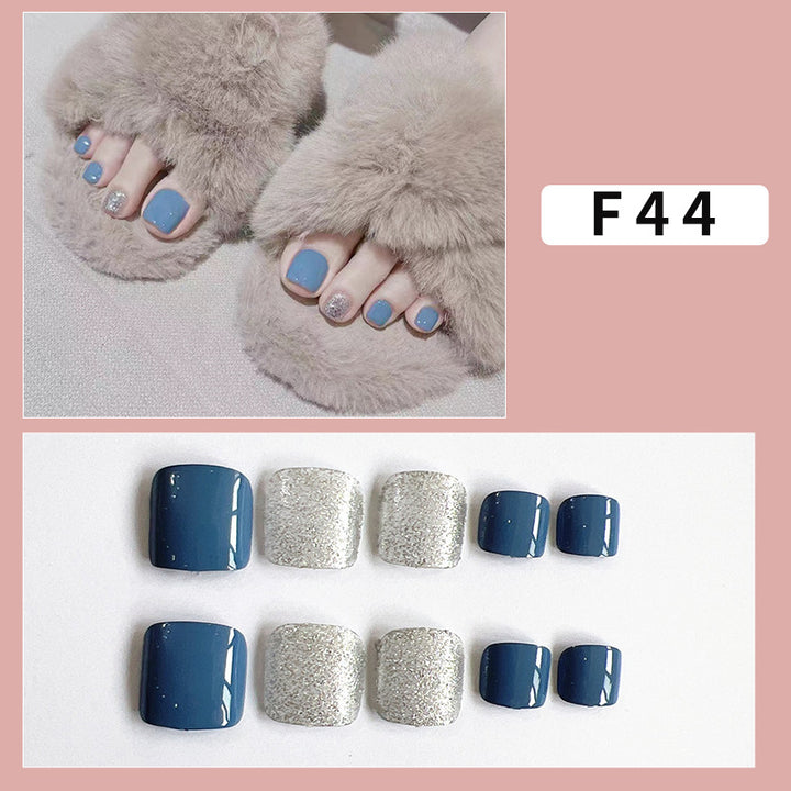 Luxurious Spa-Style Press-On Toenail Set