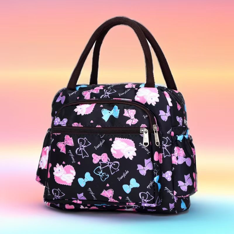 Cat Print Insulated Lunch Bag Kalsten