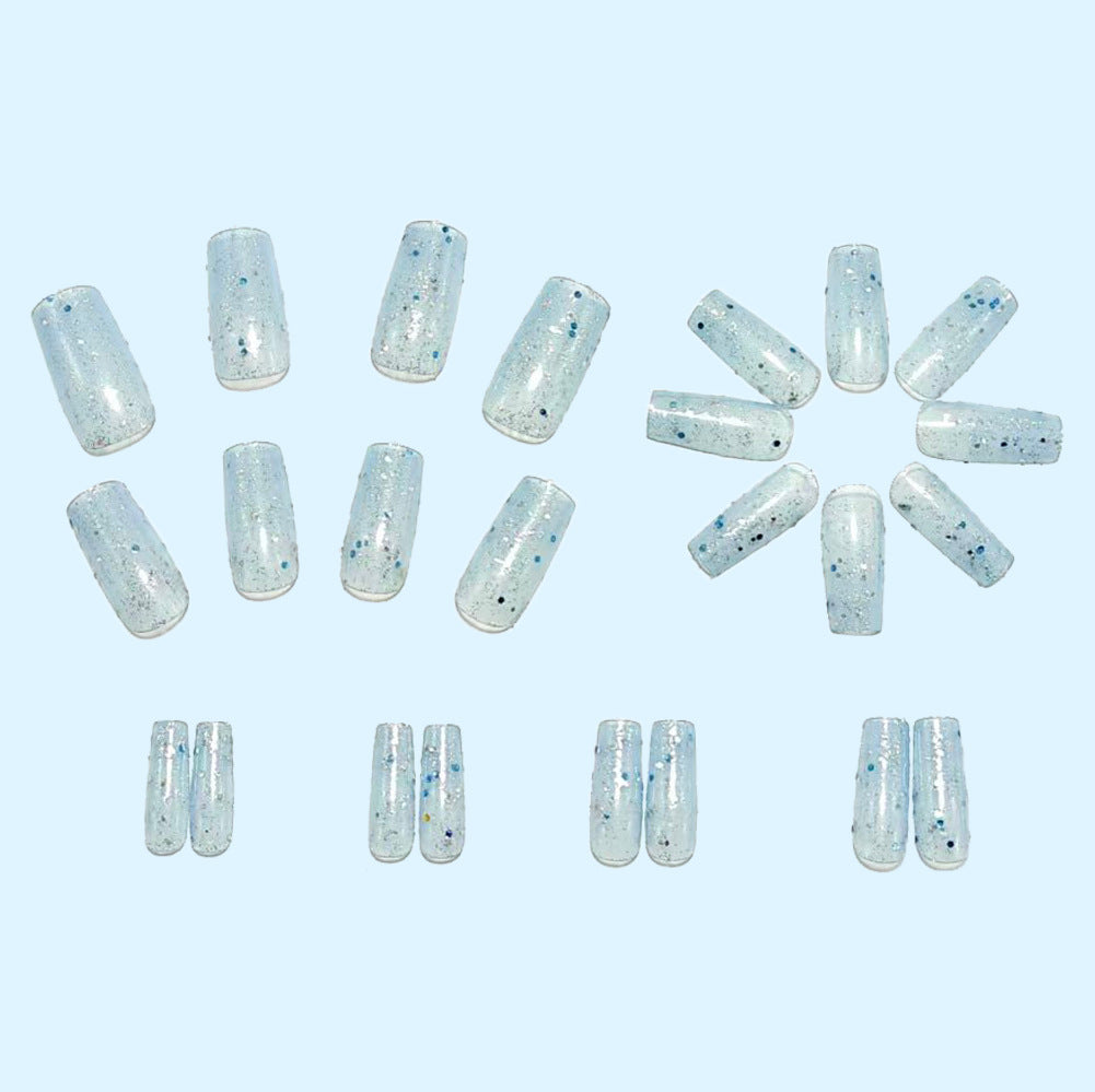 Artificial nails with glitter and glamorous effect Kalsten
