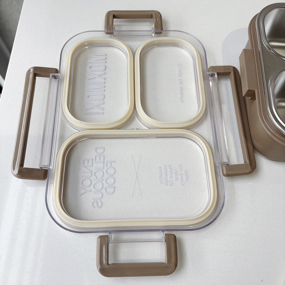 Premium Stainless Steel Multi-Compartment Food Storage Container