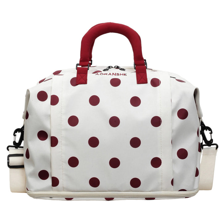 Stylish Polka Dot Travel Duffel