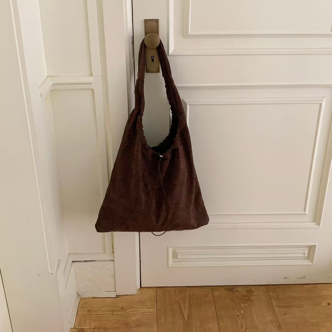 Casual Drawstring Shoulder Tote Bag