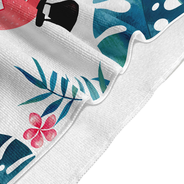 large beach towel with colorful butterfly design Kalsten
